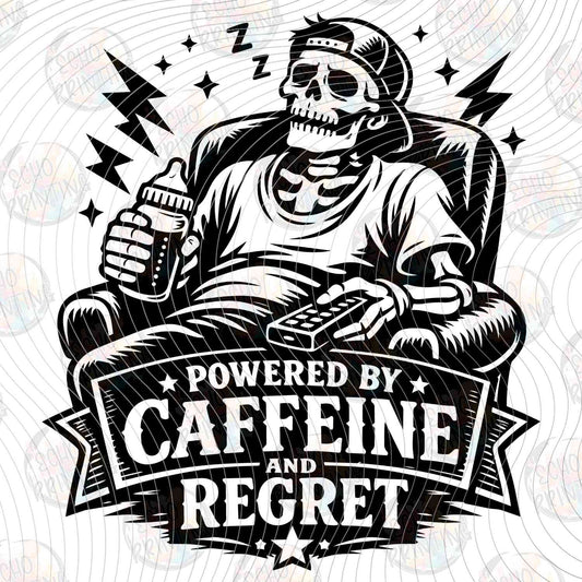 FSSG 705 - POWERED BY CAFFEINE AND REGRET SKELETON