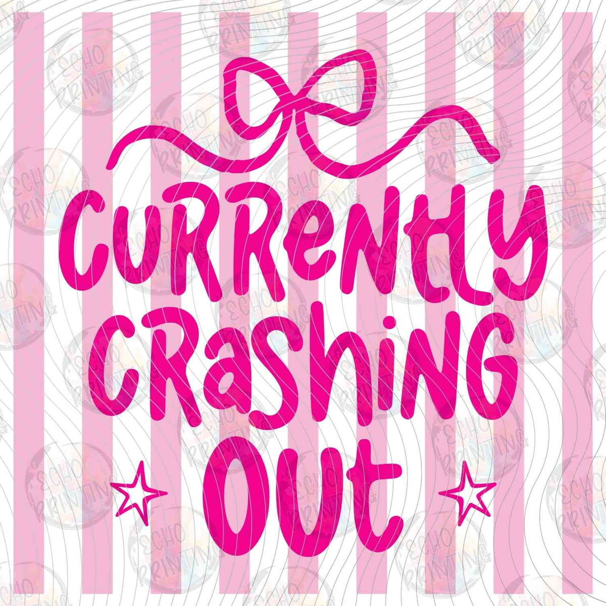 FSSG 719 - CURRENTLY CRASHING OUT PINK STRIPES
