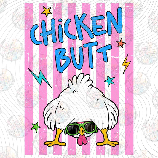 FSSG 737 - CHICKEN BUTT WITH PINK STRIPES