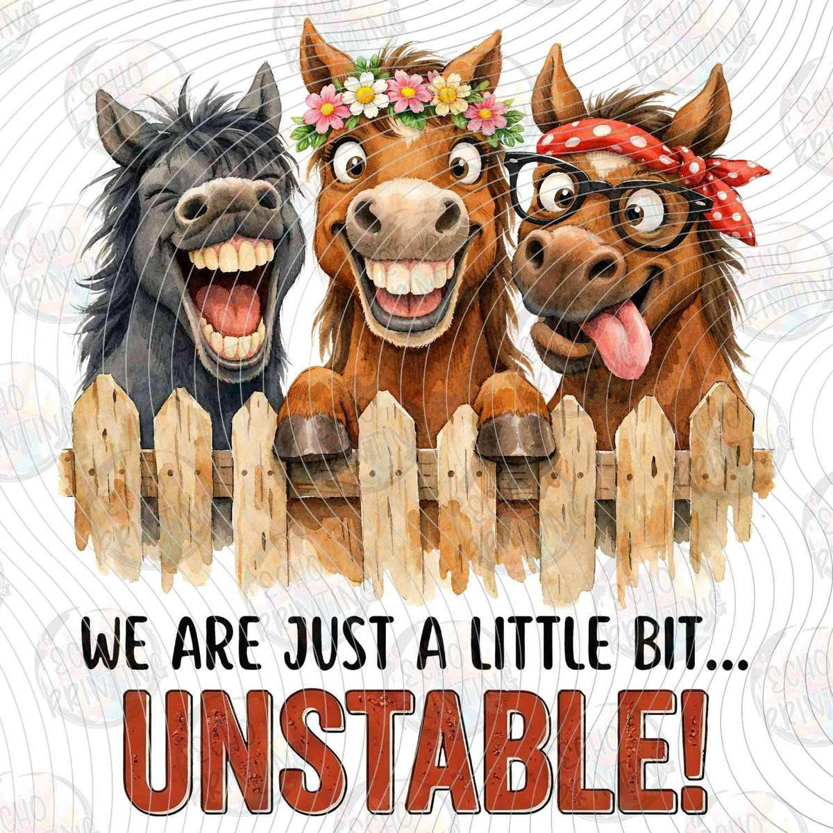 FSSG 800 - WE ARE JUST A LITTLE BIT UNSTABLE HORSES