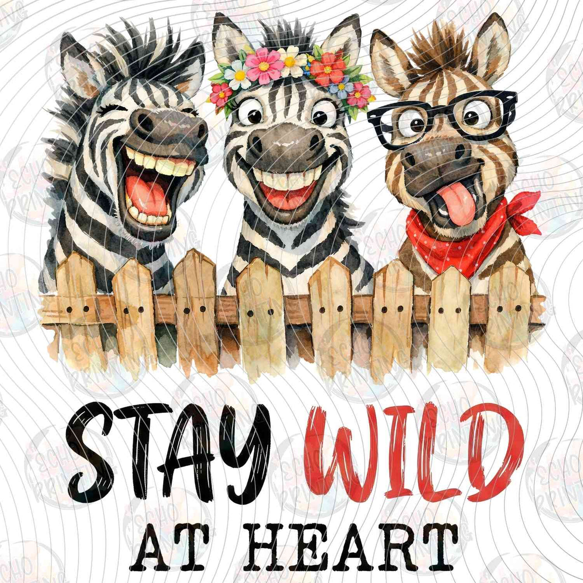 FSSG 807 - STAY WILD AT HEART ZEBRAS