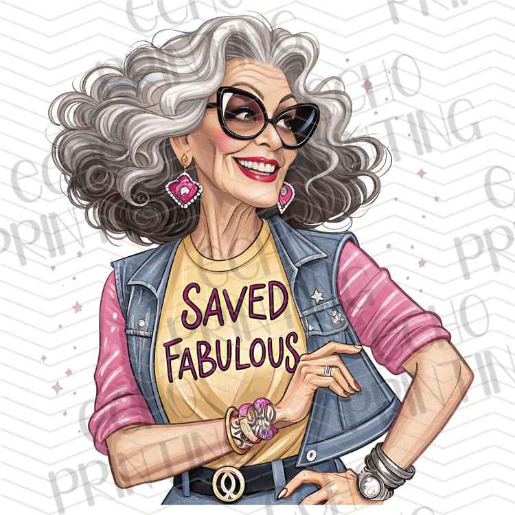FSSG 949 - SAVED FABULOUS RETRO LADY