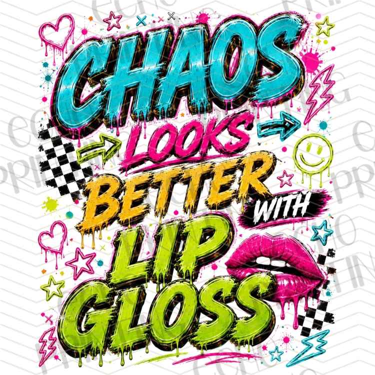 FSSG 975 - CHAOS LOOKS BETTER WITH LIPSTICK