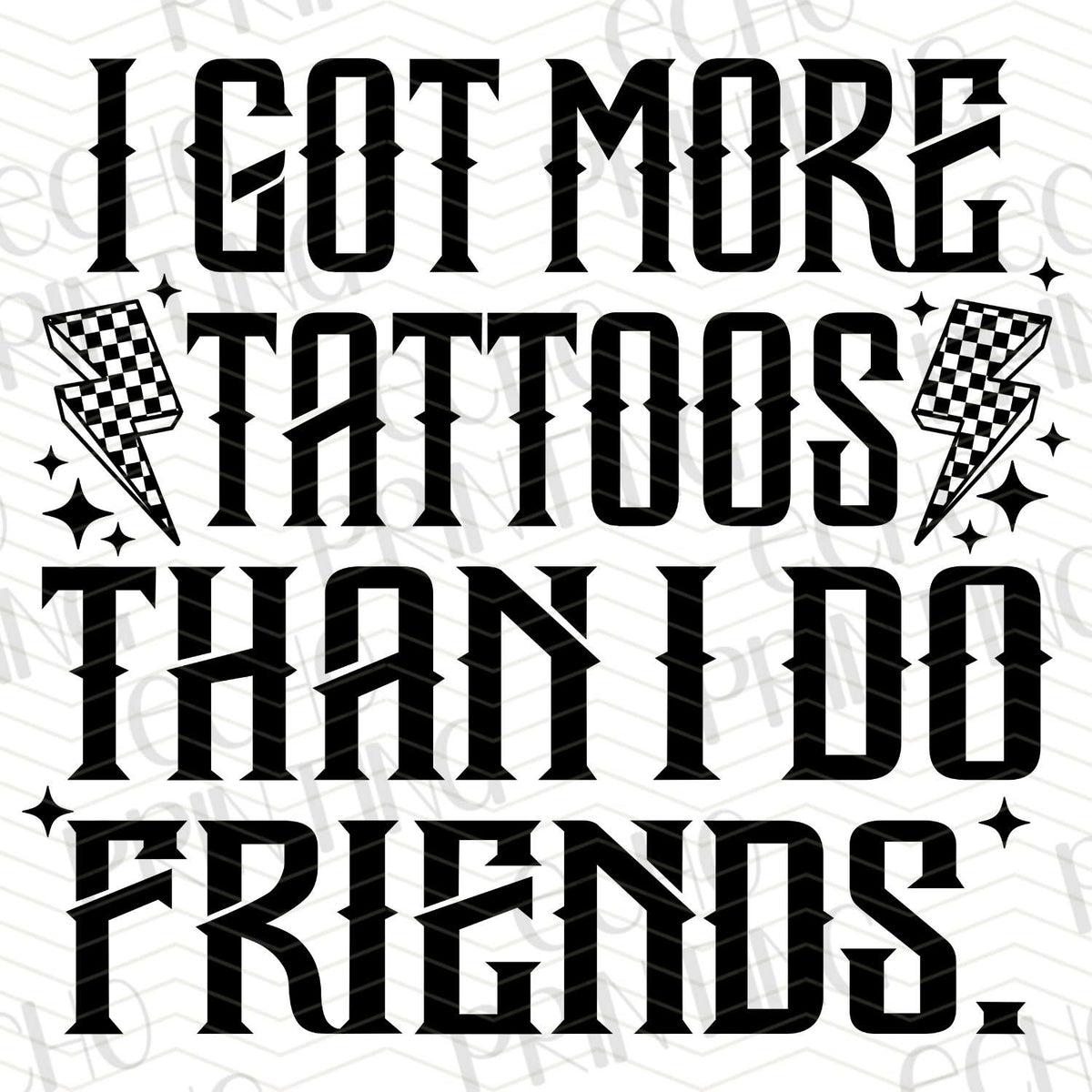 FSSG 286 - MORE TATTOOS THAN FRIENDS