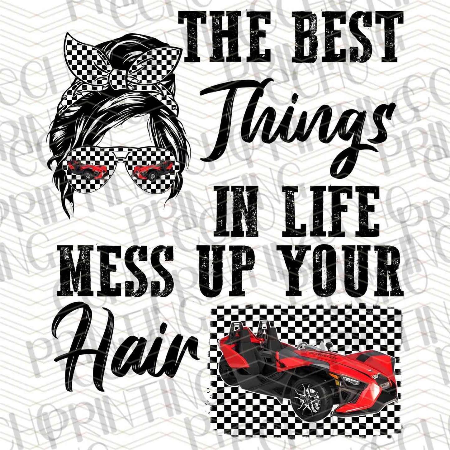 FSSG 354 - BEST THINGS IN LIFE MESS UP YOUR HAIR LEOPARD GLASSES