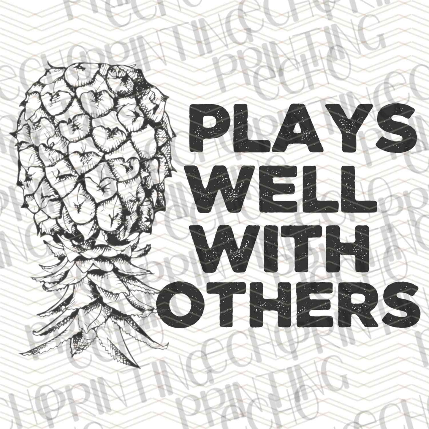 FSSG 361 - PLAYS WELL WITH OTHERS PINEAPPLE