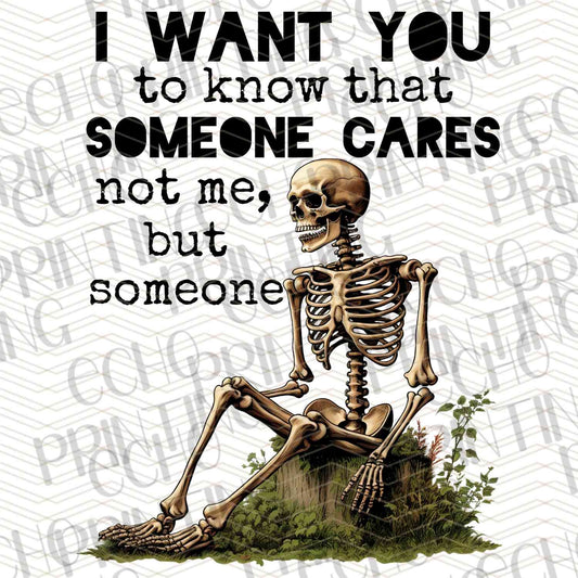 FSSG 369 - I WANT YOU TO KNOW SOMEONE CARES BUT NOT ME