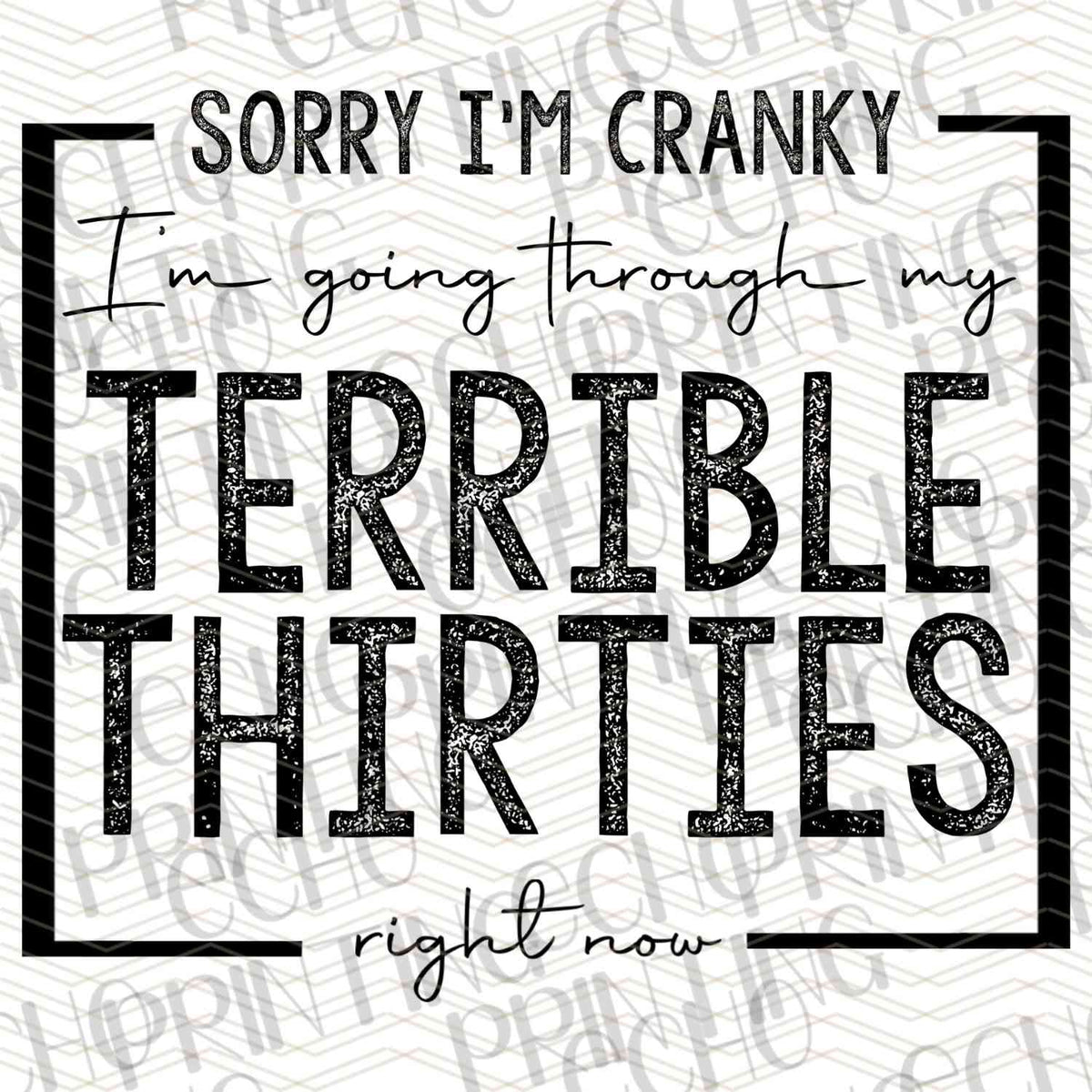 FSSG 374 - TERRIBLE THIRTIES SORRY IM CRANKY