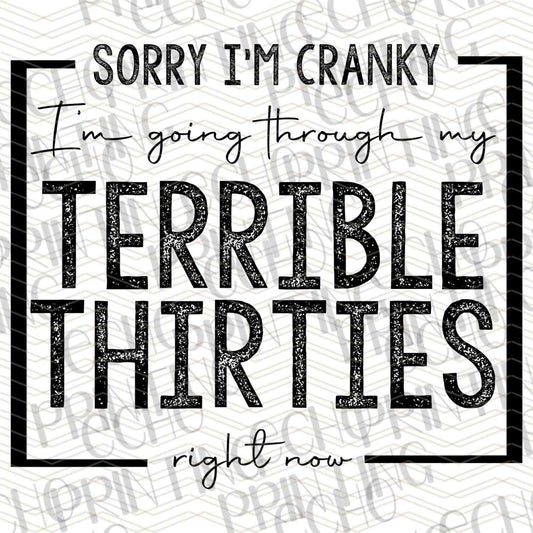 FSSG 374 - TERRIBLE THIRTIES SORRY IM CRANKY