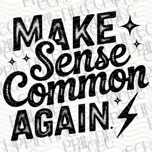 FSSG 404 - MAKE SENSE COMMON AGAIN BLACK