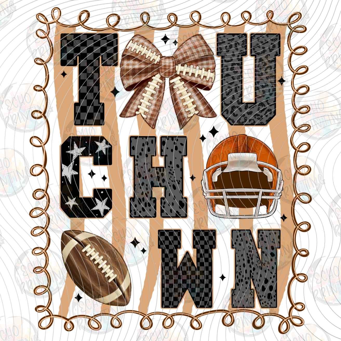 FTBG 221 - TOUCHDOWN FOOTBALL BOW