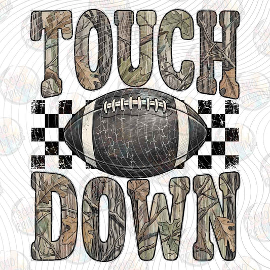 FTBG 224 - TOUCHDOWN CHECKERBOARD FOOTBALL