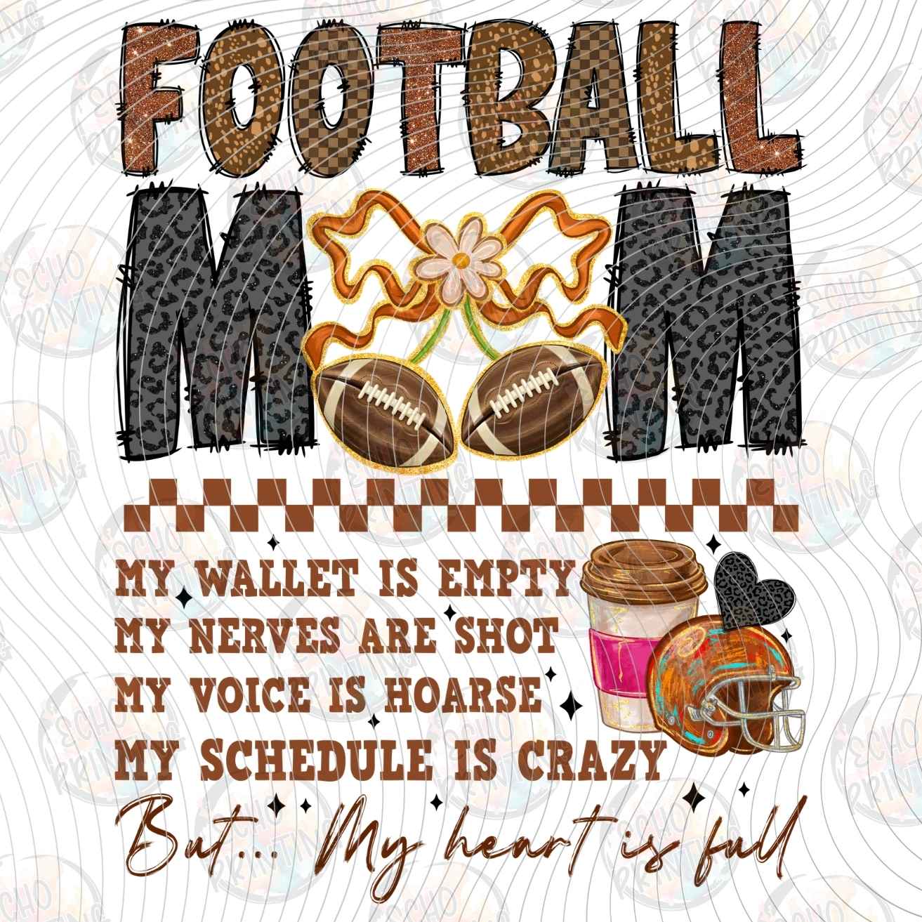 FTBG 254 - FOOTBALL MOM HUMOR