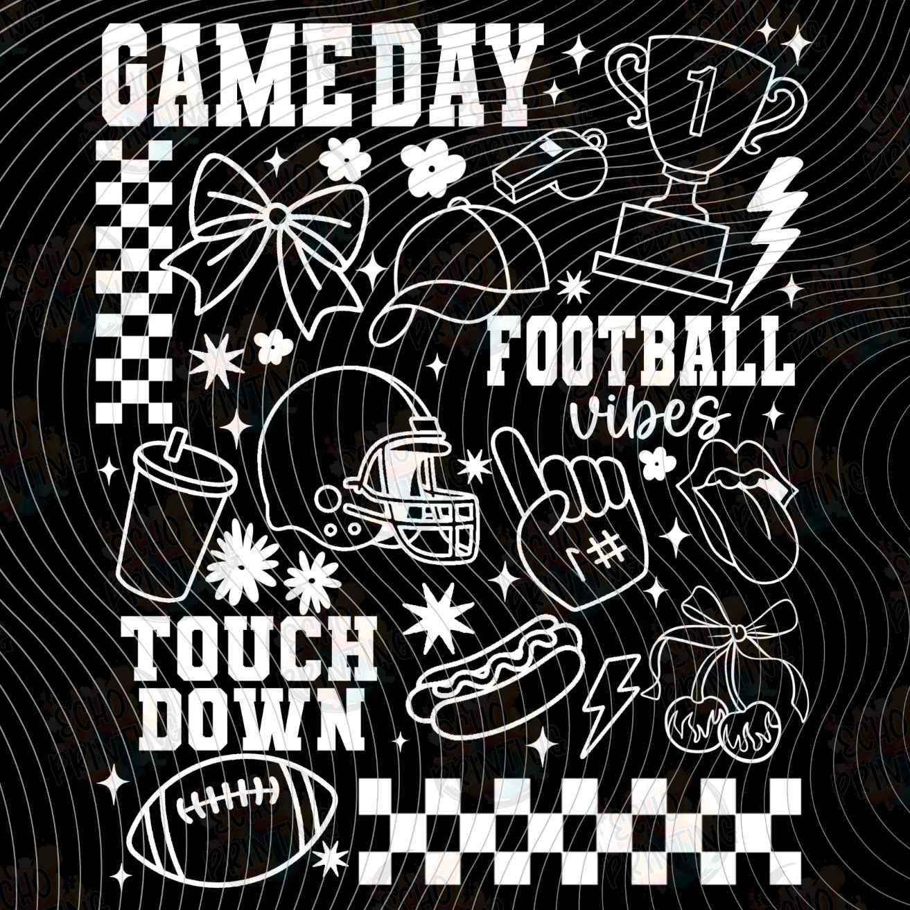 FTBG 268 - GAME DAY FOOTBALL COLLAGE
