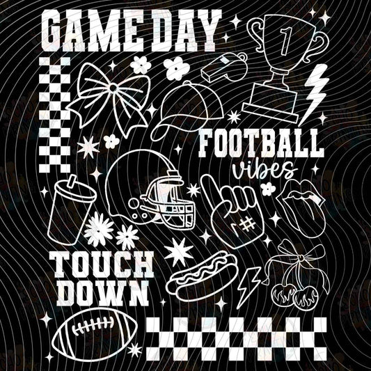 FTBG 268 - GAME DAY FOOTBALL COLLAGE