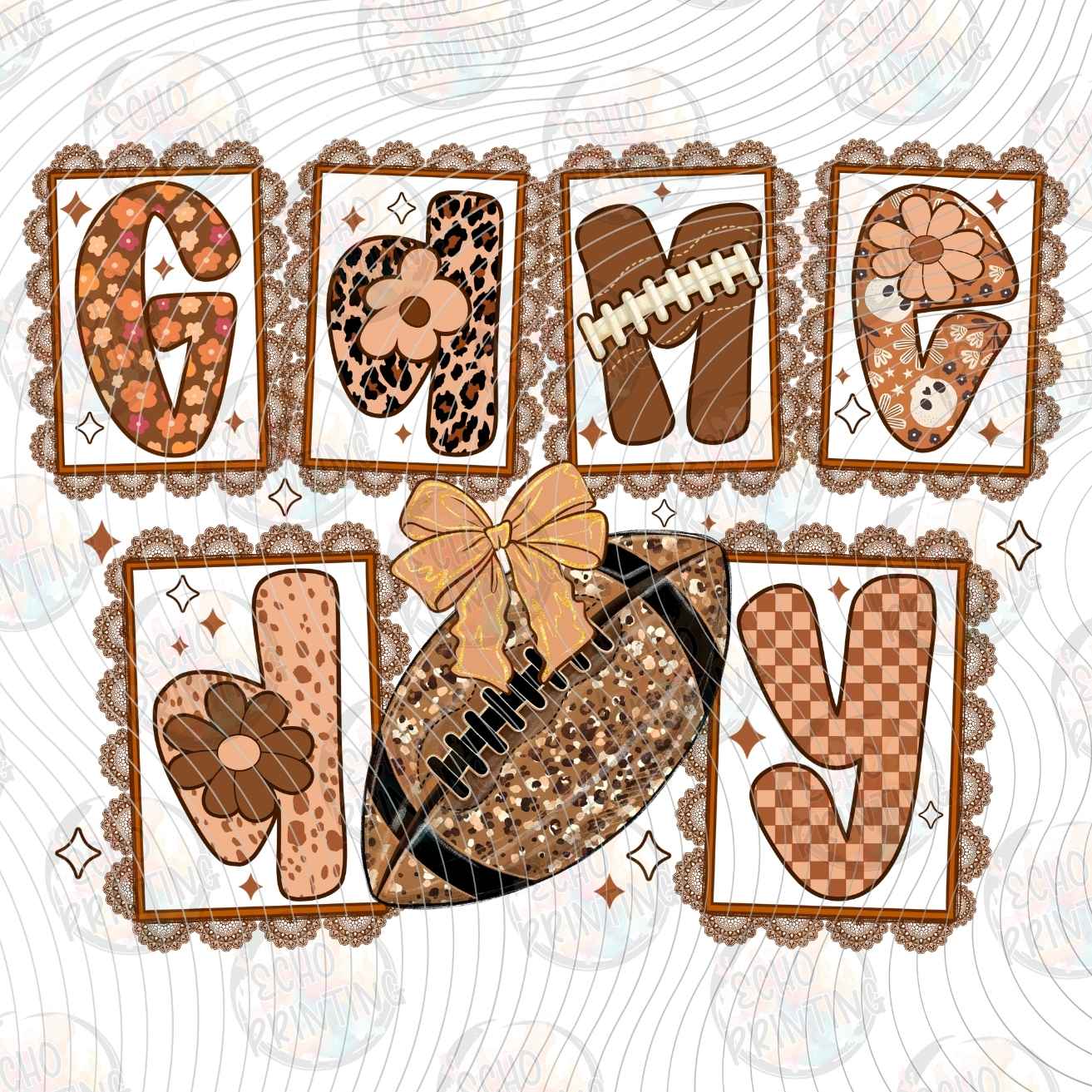 FTBG 274 - GAME DAY LETTERING STYLE