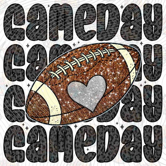 FTBG 282 - GAME DAY FOOTBALL HEART