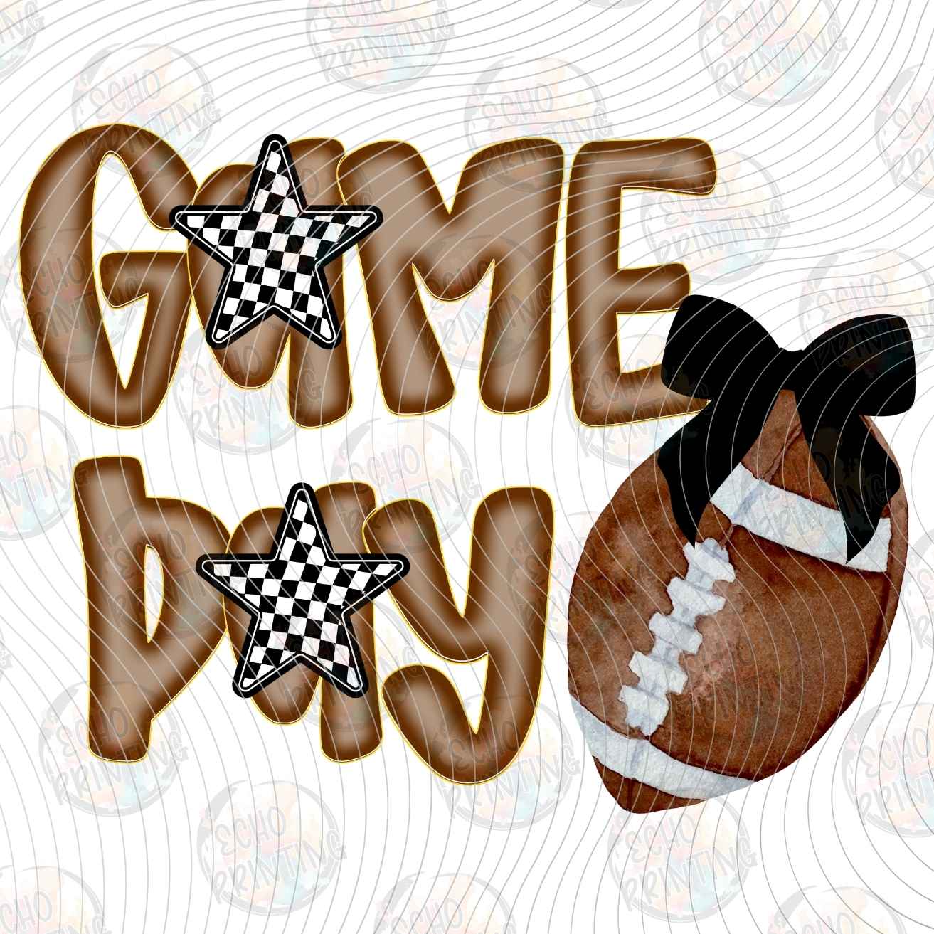 FTBG 283 - GAME DAY BOW LETTERING