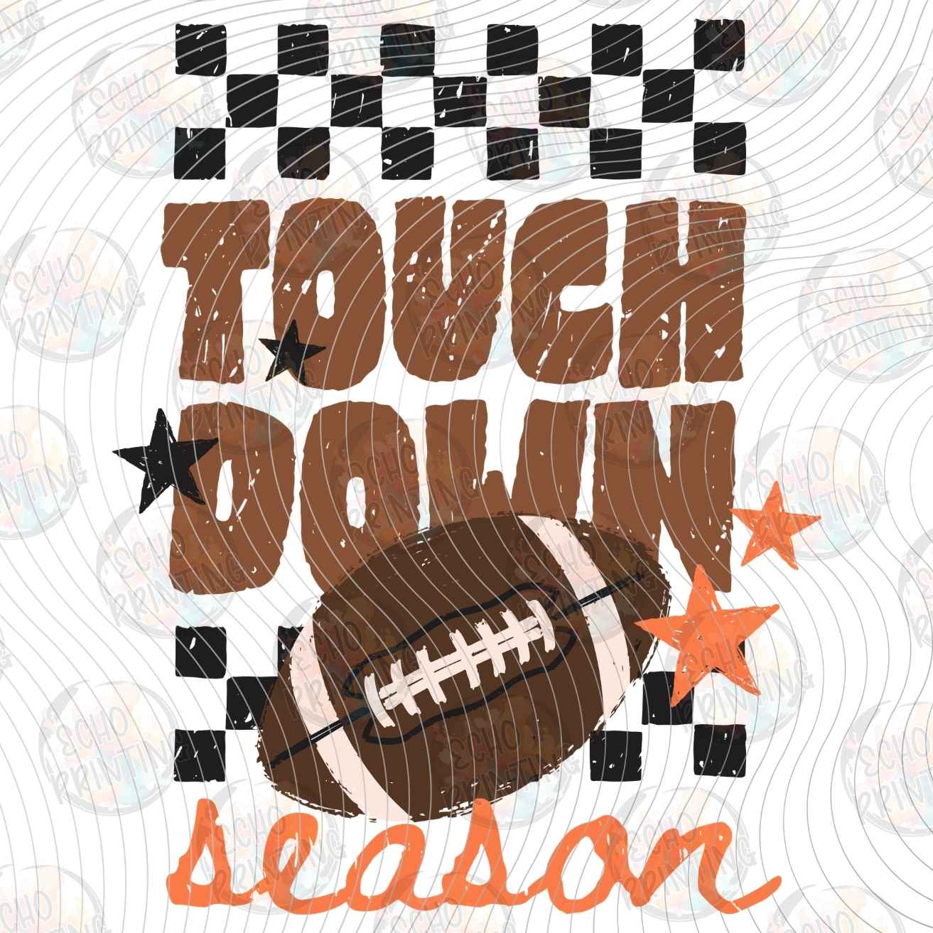 FTBG 301 - TOUCHDOWN SEASON LETTERING