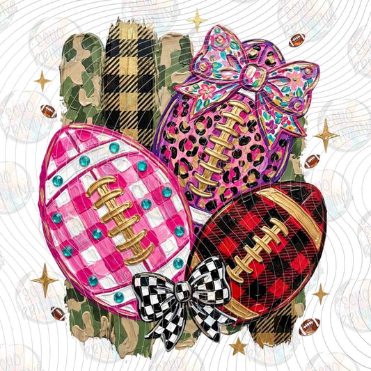 FTBG 319 - FOOTBALL ACCESSORIES COLLAGE