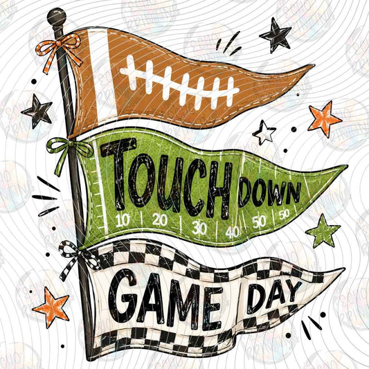 FTBG 324 - TOUCHDOWN GAME DAY FLAG