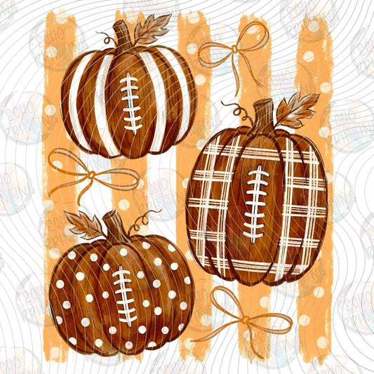 FTBG 328 - FOOTBALL PUMPKIN COLLAGE