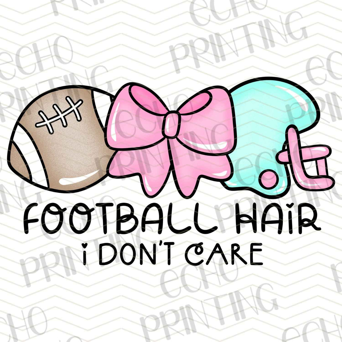 FTBG 160 - FOOTBALL HAIR I DON’T CARE