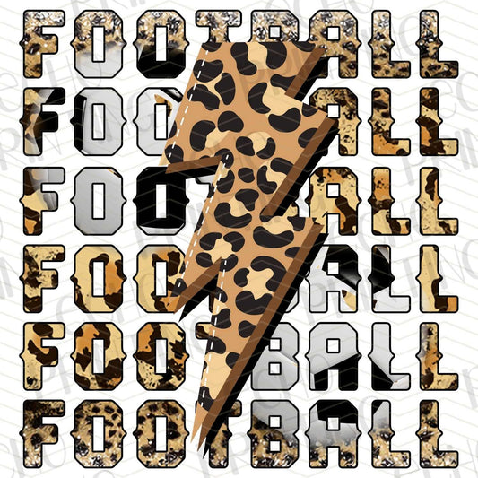FTBG 16 - LEOPARD BOLT FOOTBALL
