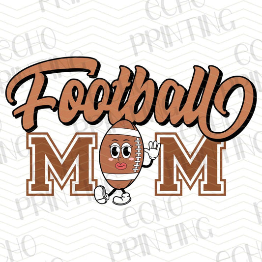 FTBG 38 - FOOTBALL MOM WITH SMILING BALL CHARACTER