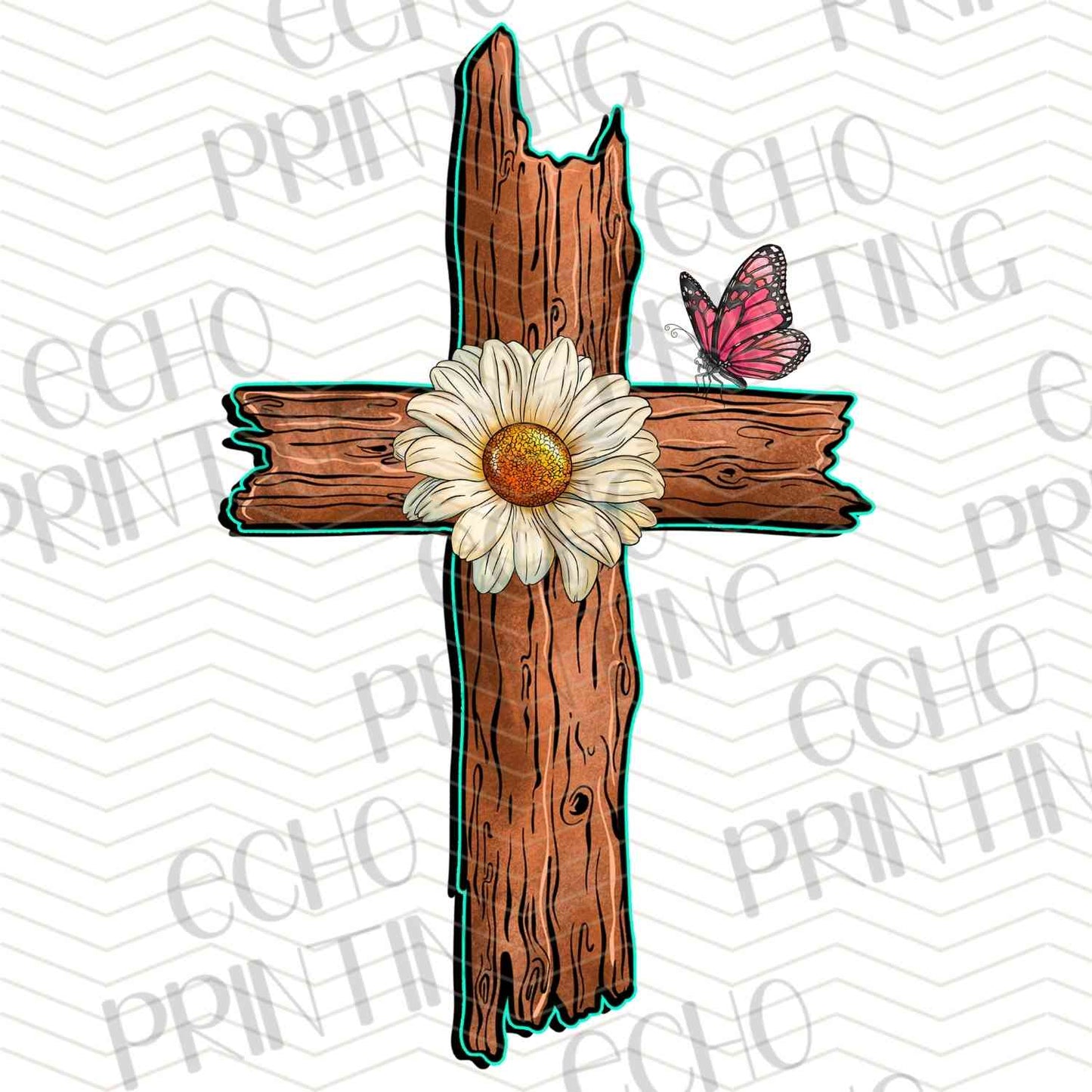 FTHG 1010 - WOODEN CROSS FAITH
