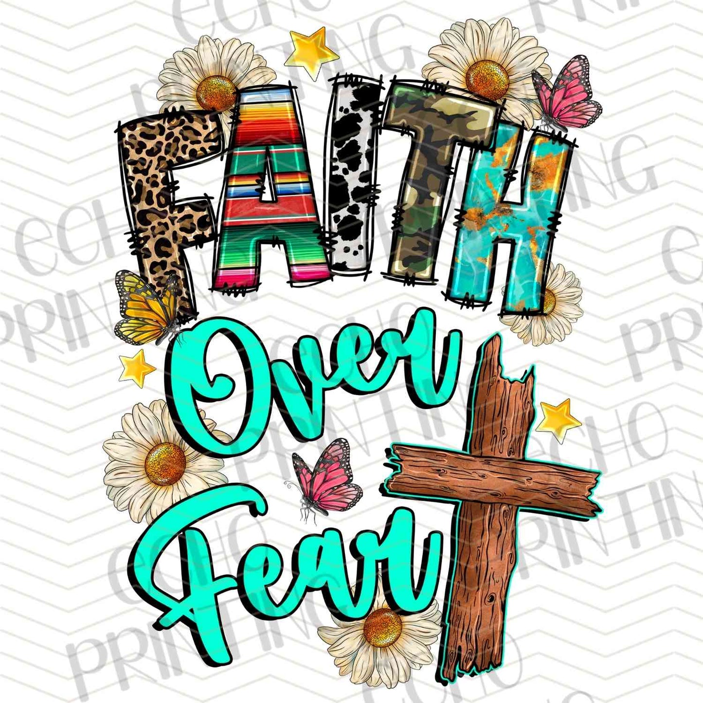 FTHG 1011 - FAITH OVER FEAR CROSS