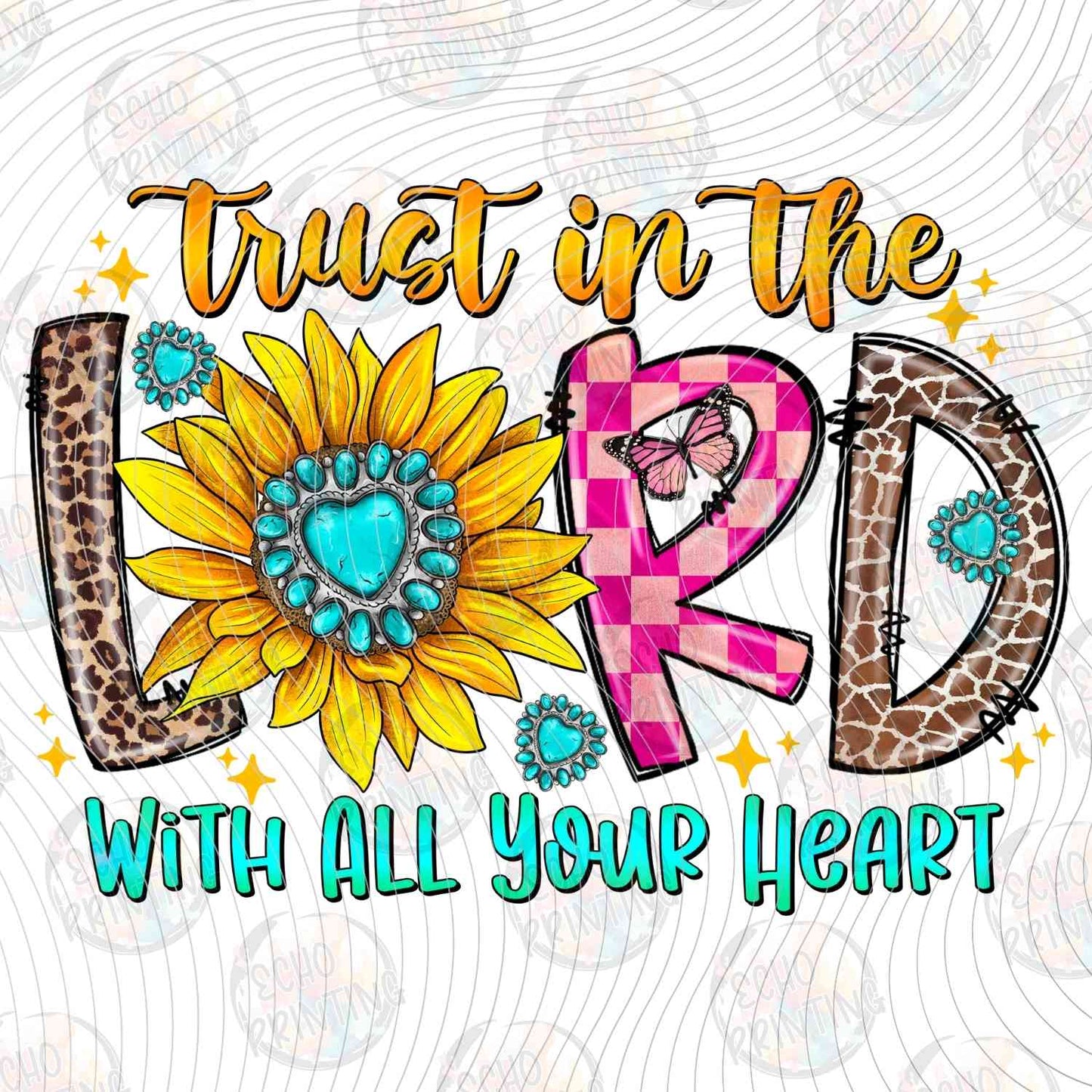 FTHG 1032 - TRUST IN THE LORD SUNFLOWER