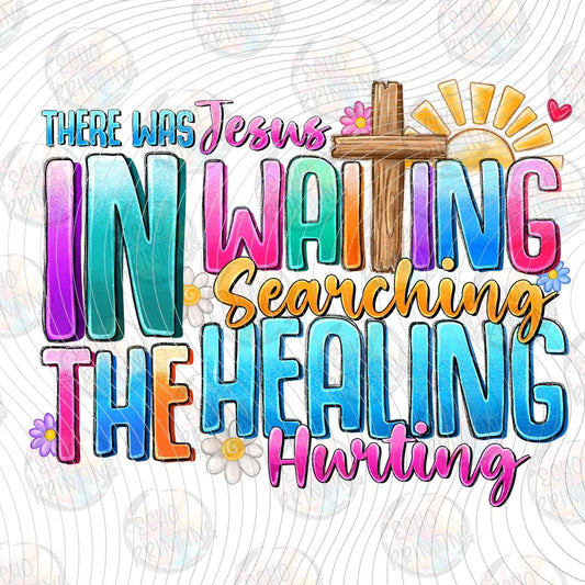 FTHG 1035 - HEALING AND WAITING TYPOGRAPHY