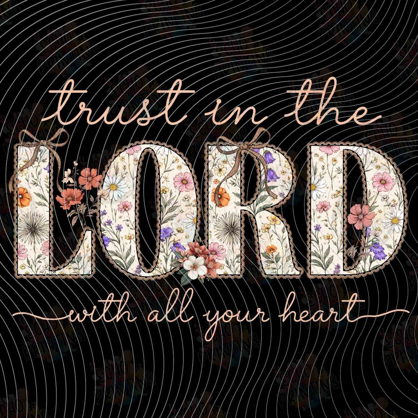 FTHG 1054 - TRUST IN THE LORD FLORAL