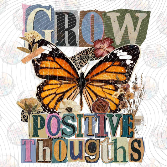 FTHG 1068 - GROW POSITIVE THOUGHTS BUTTERFLY