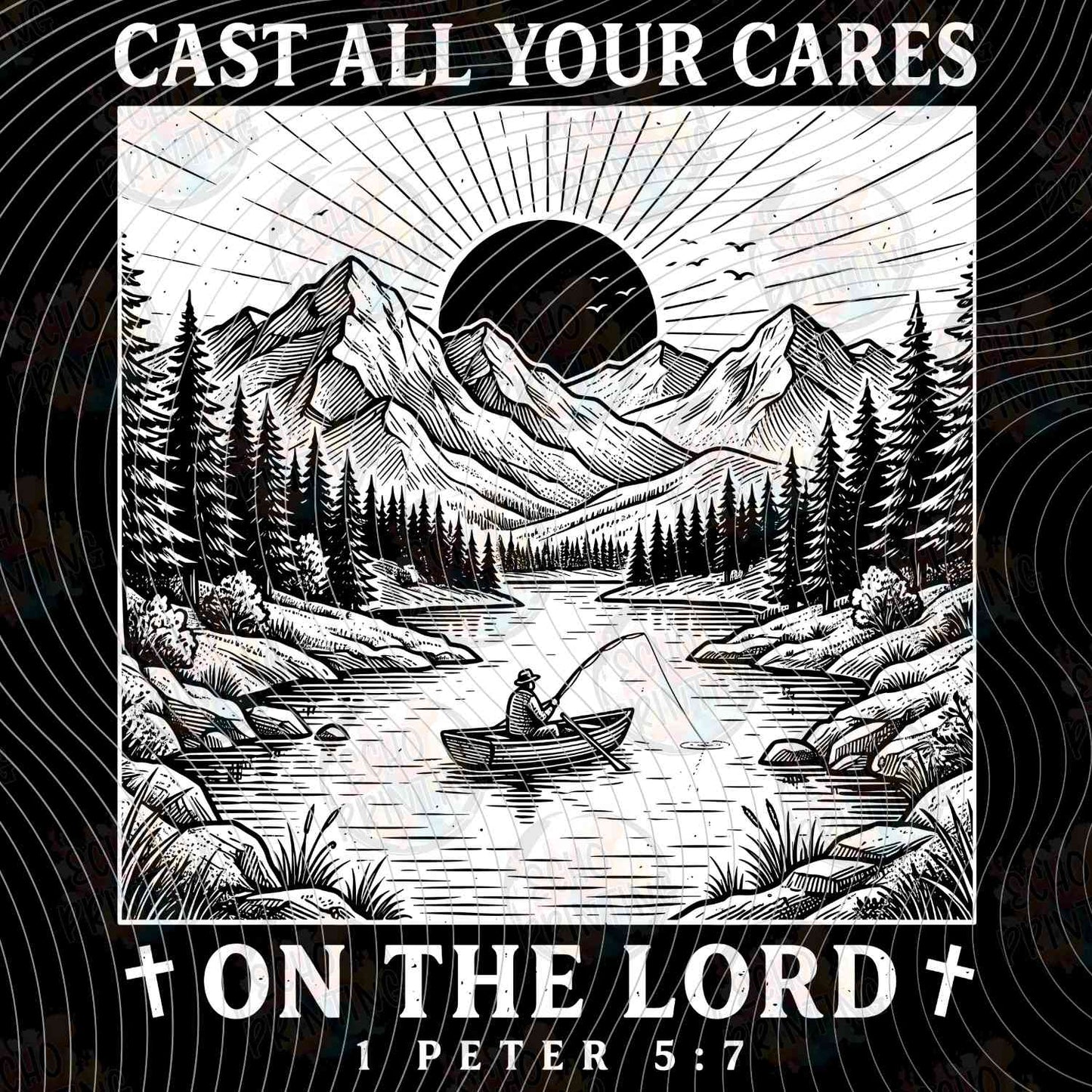 FTHG 1112 - CAST ALL YOUR CARES ON THE LORD NATURE SCENE
