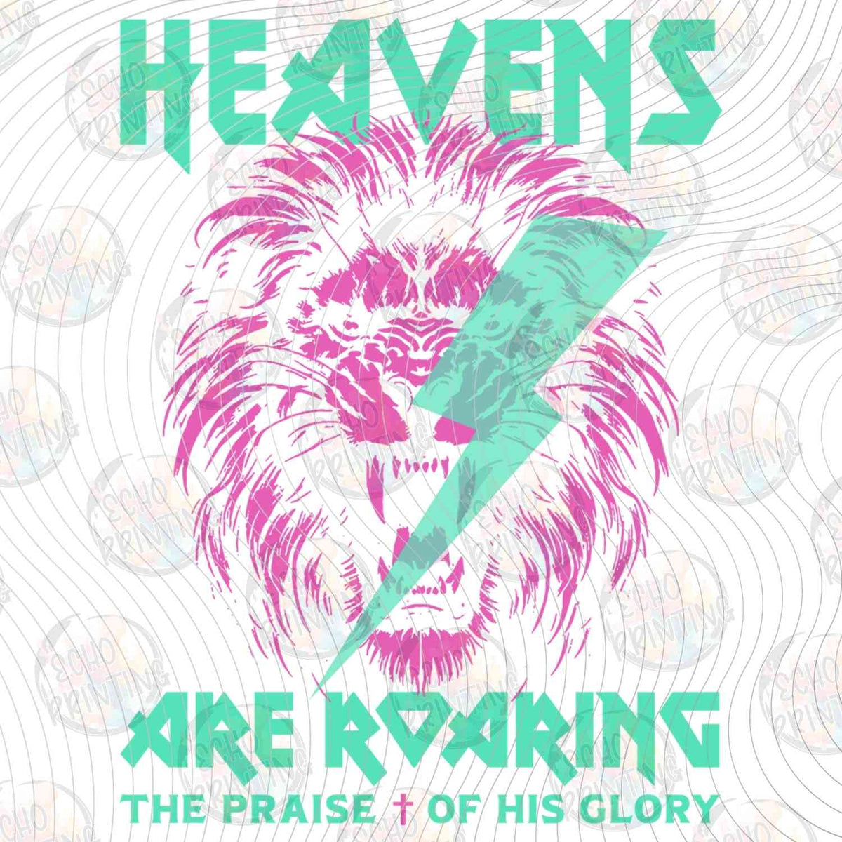 FTHG 1127 - THE HEAVENS ARE ROARING PINK LION