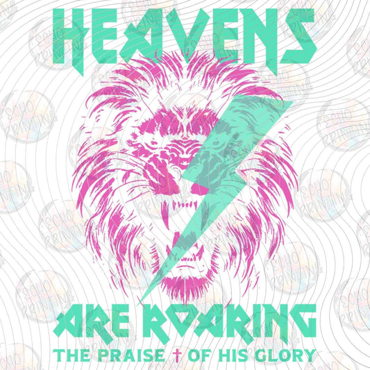 FTHG 1127 - THE HEAVENS ARE ROARING PINK LION
