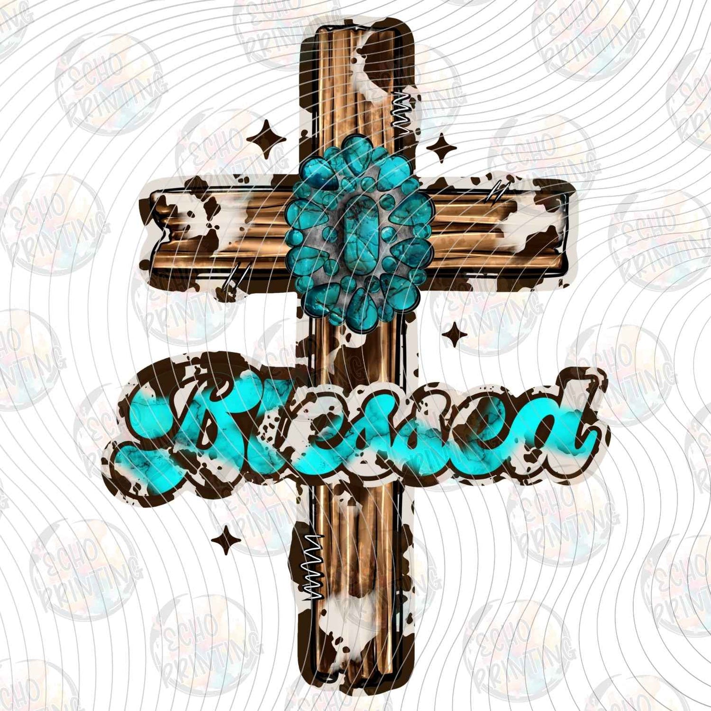 FTHG 1153 - FLORAL CROSS FAITH