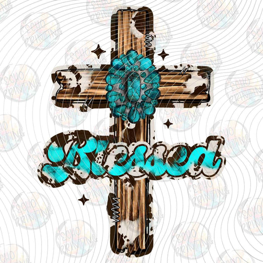 FTHG 1153 - FLORAL CROSS FAITH
