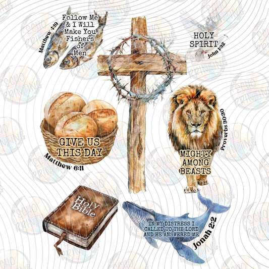 FTHG 1157 - FAITH SYMBOLS COLLAGE
