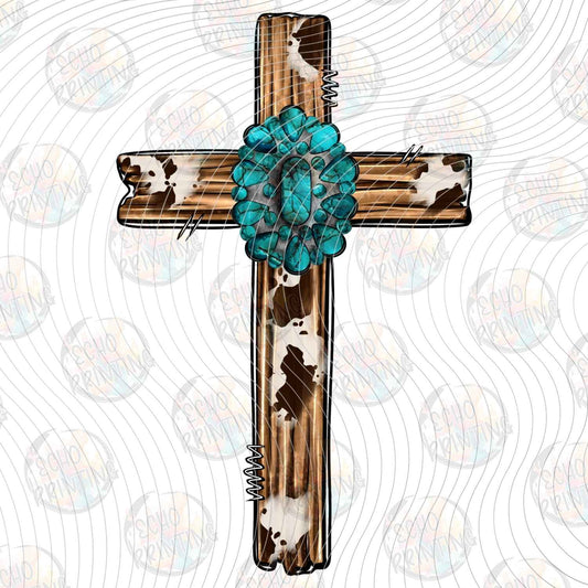 FTHG 1159 - TURQUOISE CROSS