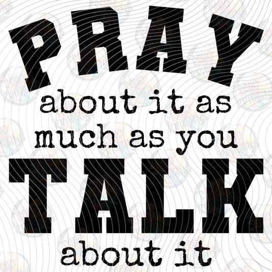 FTHG 1212 - PRAY MORE THAN TALK