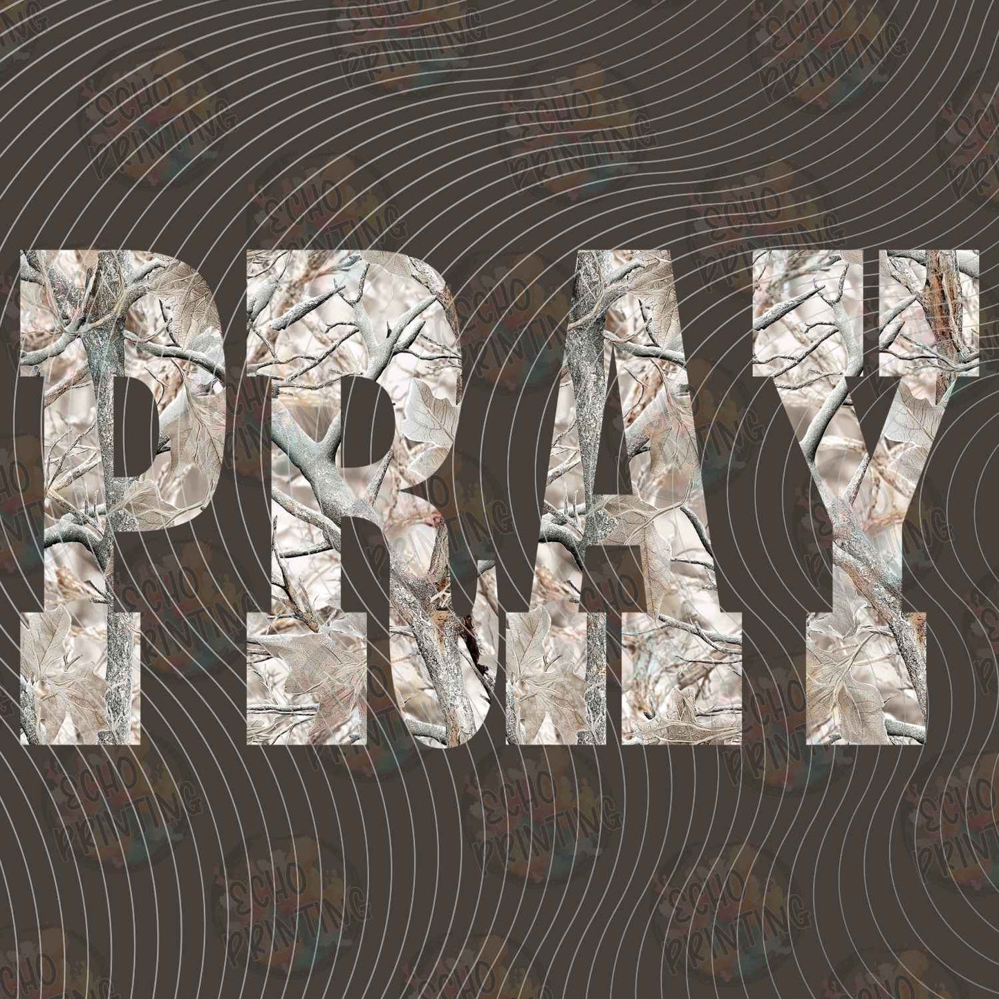 FTHG 1214 - DISTRESSED PRAY TEXT