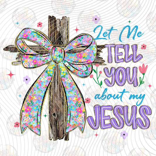 FTHG 1230 - FLORAL JESUS CROSS
