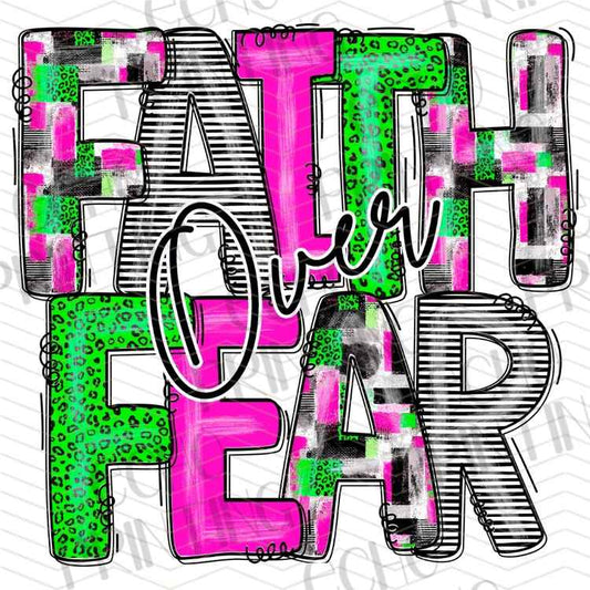 FTHG 1327 - FAITH OVER FEAR RETRO
