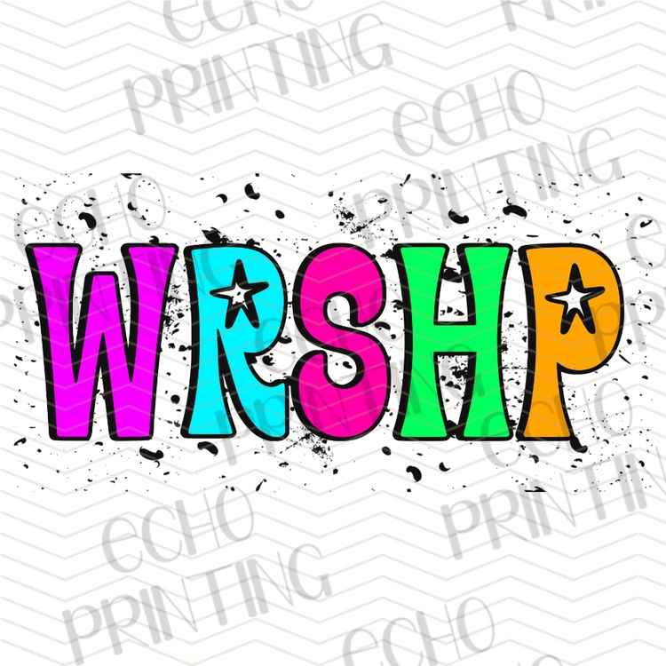FTHG 1346 - WORSHIP CHRISTIAN RETRO STYLE