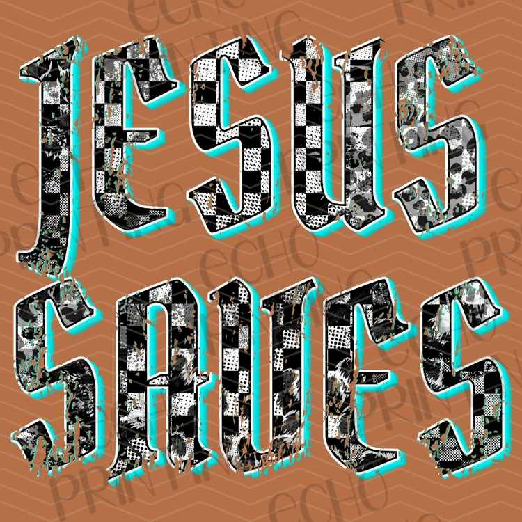 FTHG 1353 - JESUS SAVES WESTERN STYLE
