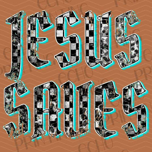 FTHG 1353 - JESUS SAVES WESTERN STYLE