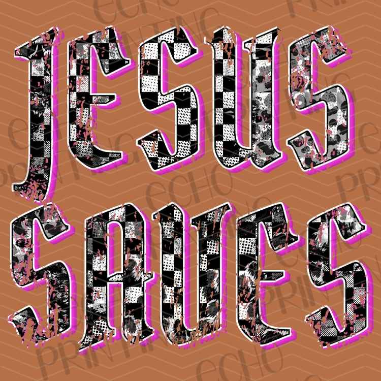 FTHG 1354 - JESUS SAVES RETRO STYLE